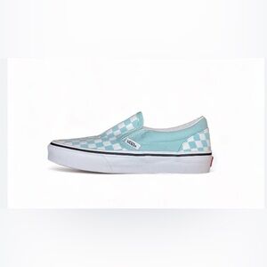 🆕Women’s Vans Checkerboard Aquatic/White. Size 10